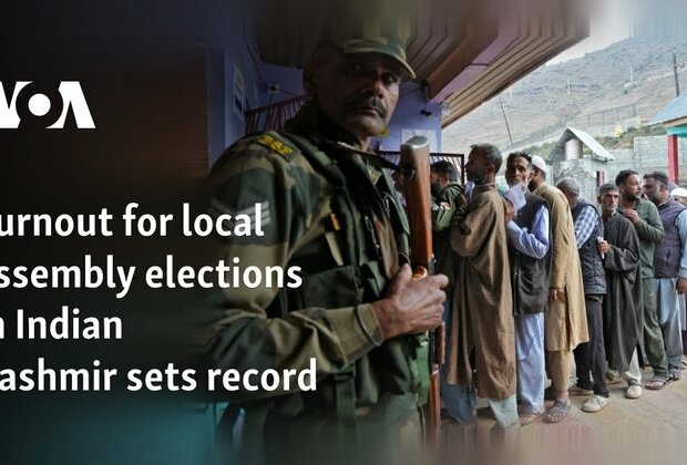 Turnout for local assembly elections in Indian Kashmirsets record