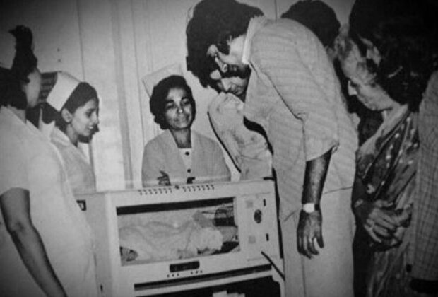 On Abhishek's 49th birthday, Amitabh Bachchan shares picture from the day when Junior B was born