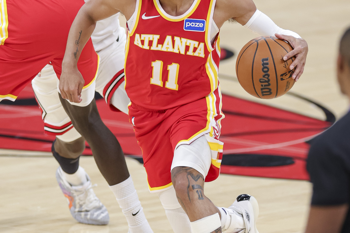 (SP)U.S.-CHICAGO-BASKETBALL-NBA-CHICAGO BULLS VS ATLANTA HAWKS