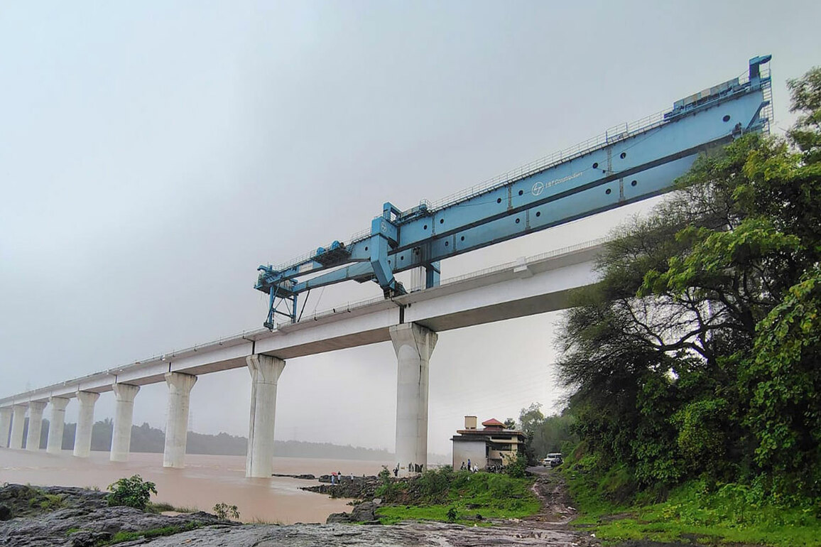 Mumbai-Ahmedabad Bullet Train Corridor: River bridge on Daman River in Gujarat completed