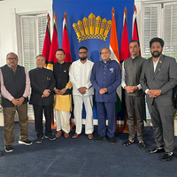 Tharoor-led all-party delegation meets Guyana President Mohamed Irfaan Ali