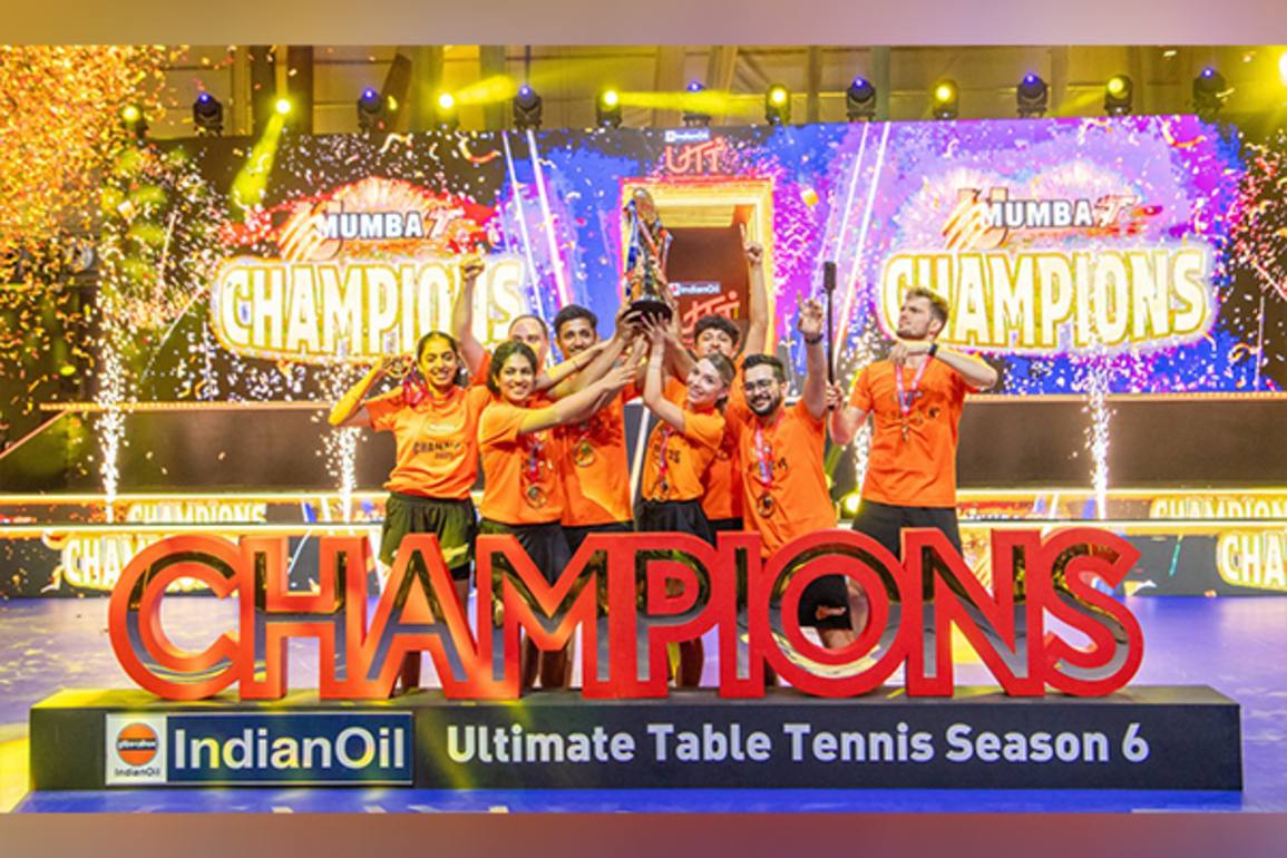 UTT Season 6: U Mumba TT secure first-ever title, beat Jaipur Patriots