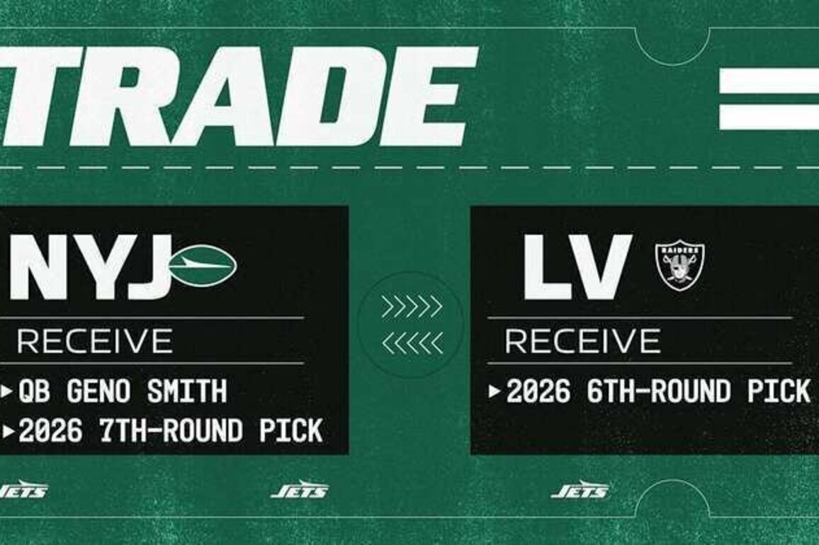 Jets Acquire QB Geno Smith from Raiders
