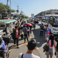 THE PHILIPPINES-QUEZON CITY-RISING OIL PRICE-TRANSPORT STRIKE