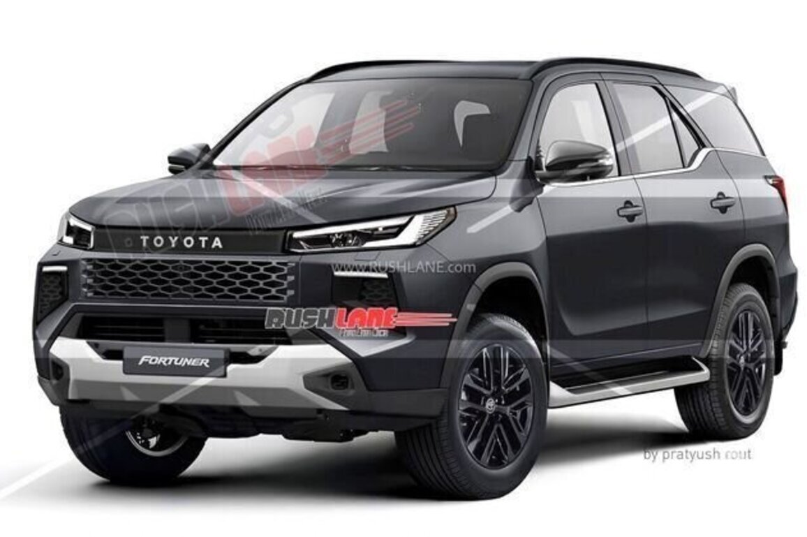 2026 Toyota Fortuner Render Based On Spy Shots  8 New Colours