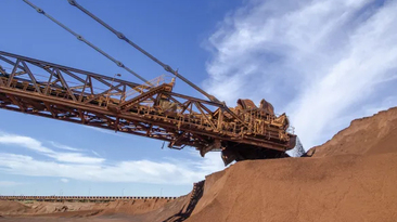 Produção de minério de ferro na Austrália