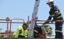  This is just a drill. A mine rescue drill in Perth in 2018 showing the dangers of mining