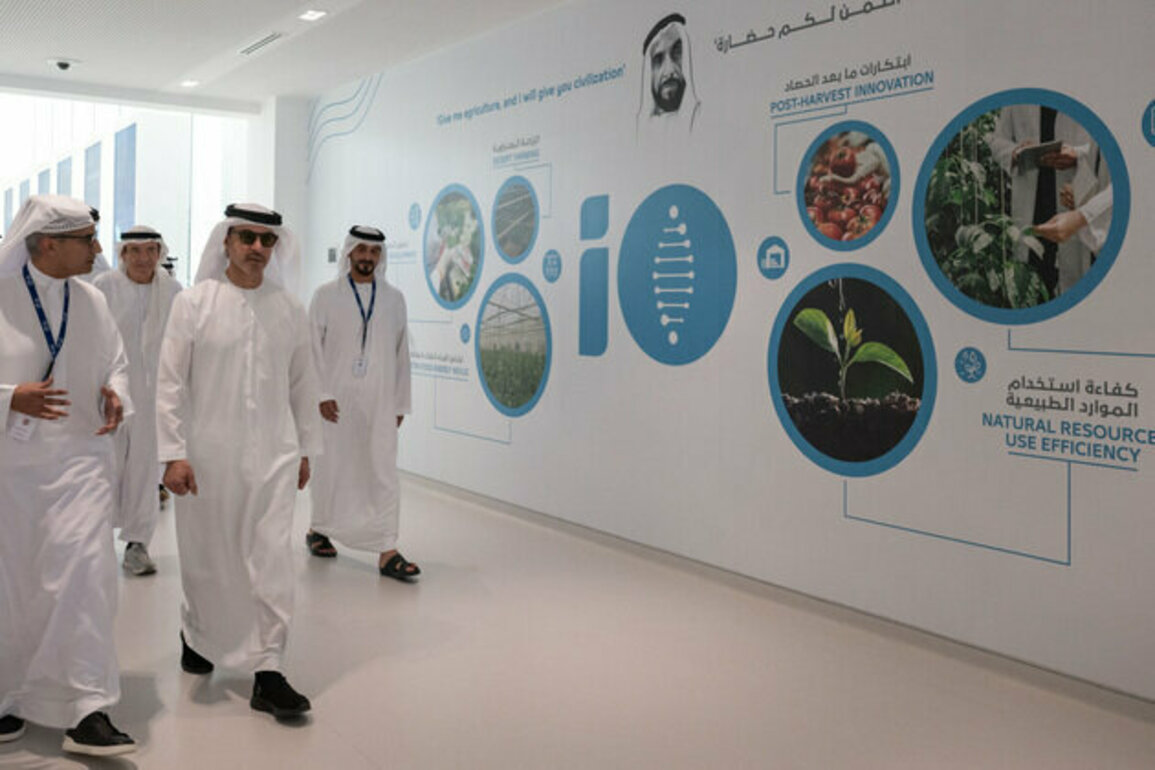 Hazza bin Zayed witnesses inauguration of Innovation Oasis and Advance AgriTech Academy in Al Ain Region