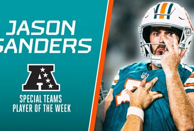 Sanders Named AFC Special Teams Player of the Week