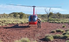  Heli-supported sampling at Mt Sydney