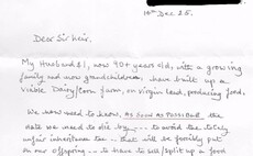 Elderly farmers write letter to Starmer asking which day they need to die to avoid 'immoral' family farm tax