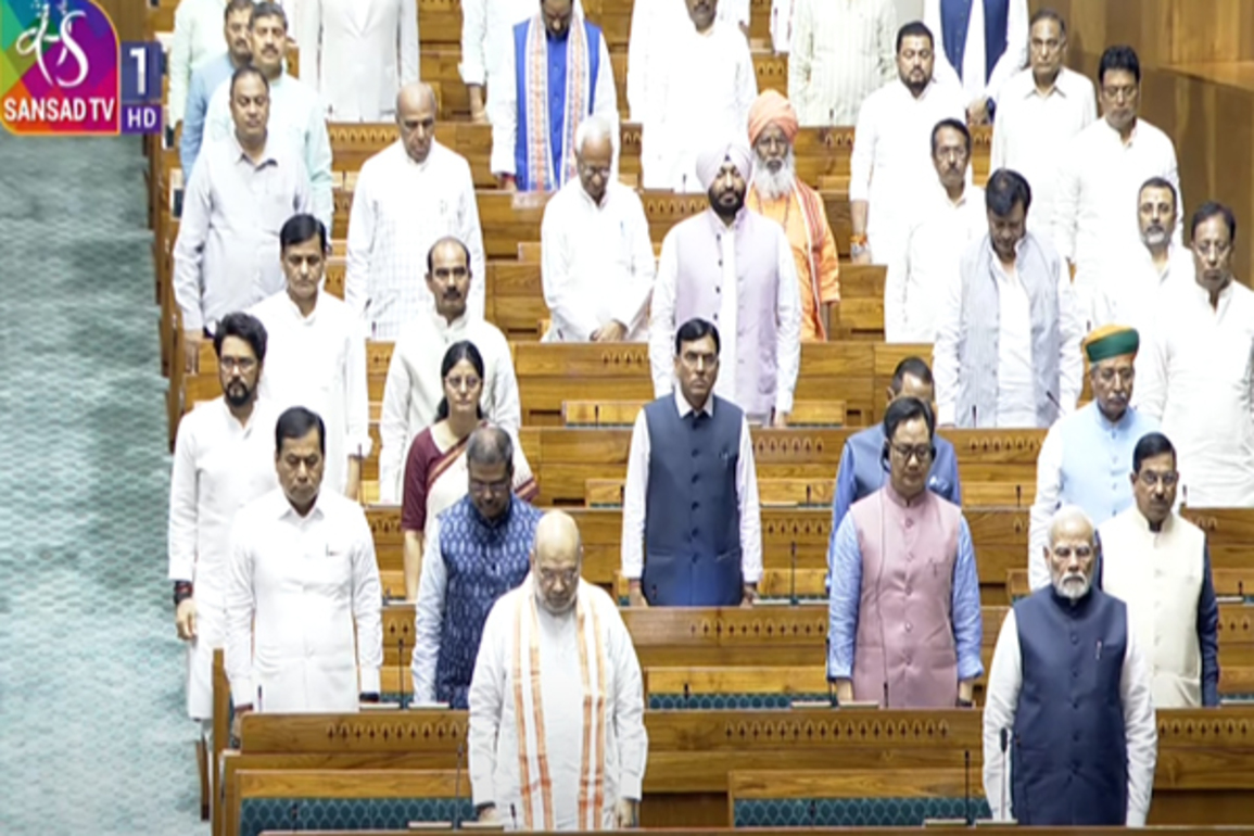 Parliament Monsoon Session: Lok Sabha MPs pay tribute to Pahalgam terror attack, AI-171 crash victims