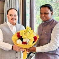 Odisha CM Mohan Charan Majhi meets Union Minister J.P. Nadda in Delhi, discusses future initiatives
