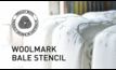  Woolgrowers can now access a Woolmark bale stencil. Picture courtesy AWI.