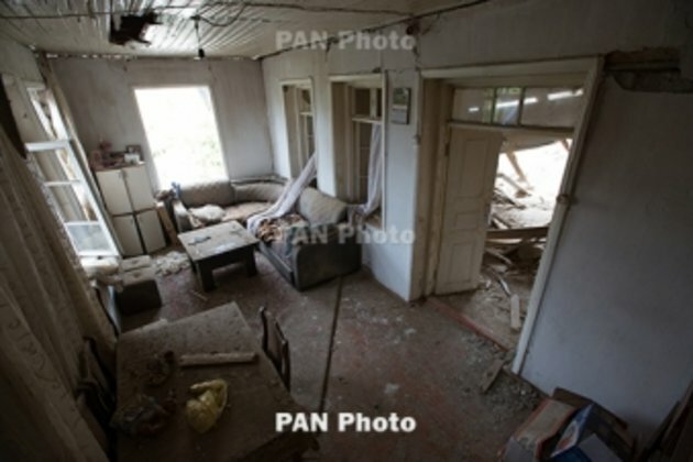 Karabakh&apos;s Martakert targeted by Azerbaijan at dawn