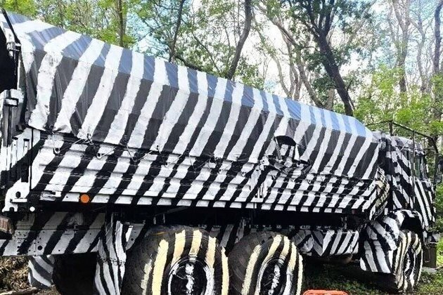 Zebra Trucks: Why Russia Is Using 'Dazzle Camouflage' In Ukraine 