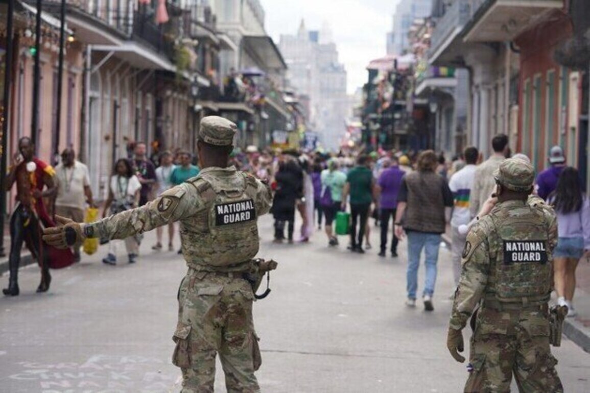 Louisiana Guard Supports Law Enforcement During Mardi Gras Operations