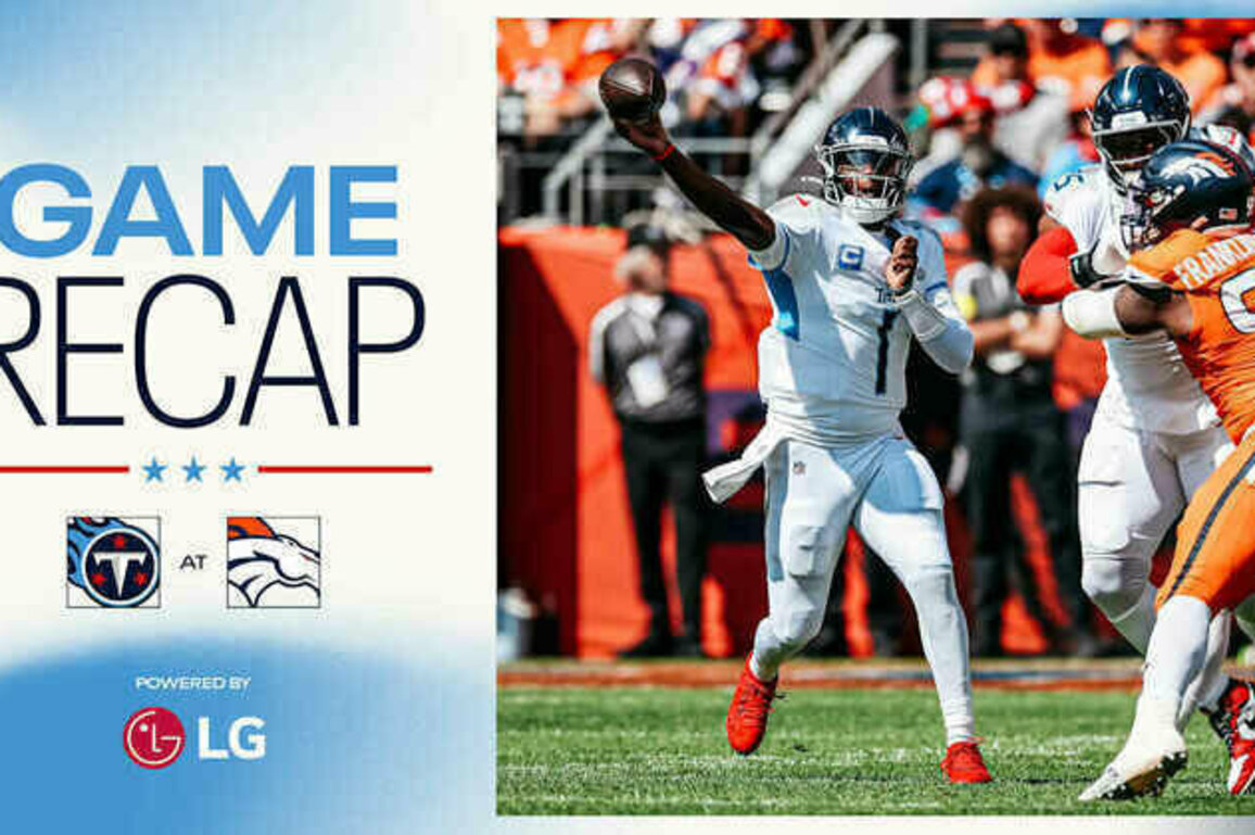 Titans Hurt Themselves in 20-12 Season-Opening Loss to the Broncos