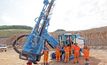  The Longcliffe team at the Brassington Moor Quarry with the newly purchased Epiroc rig (l to r) Dwain Redman, explosives supervisor; Gareth Hibbitt, assistant quarry manager; Chris Ogden, trainee shotfirer; Harry Wanford, trainee shotfirer Jon Murgatroyd, quarry manager; and Nick Thomas, explosives supervisor