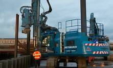  Sheet Piling (UK) Ltd has matched invested in a new MRZV 25VV vibratory hammer to use with its existing ABI TM 13/16 telescopic leader rig