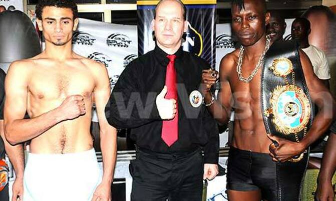 Kickboxer Ronald Mugula beaten by Egyptian Kickboxer Ronald Mugula beaten by Egyptian