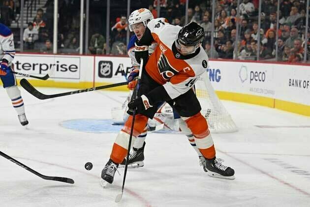 Jack Roslovic nets second straight OT goal as Oilers edge Flyers