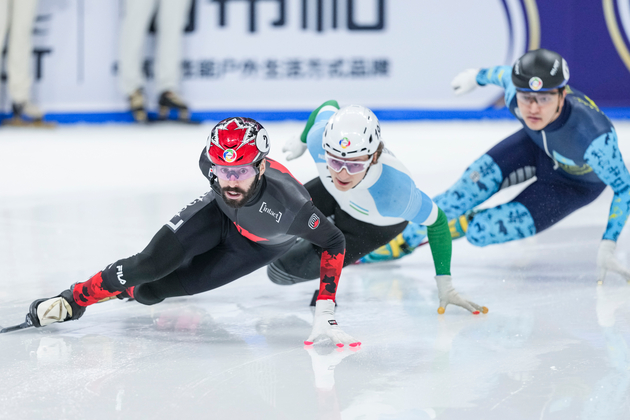 (SP)CHINA-BEIJING-SHORT TRACK SPEED SKATING-WORLD CHAMPIONSHIPS-MEN'S 500M (CN)