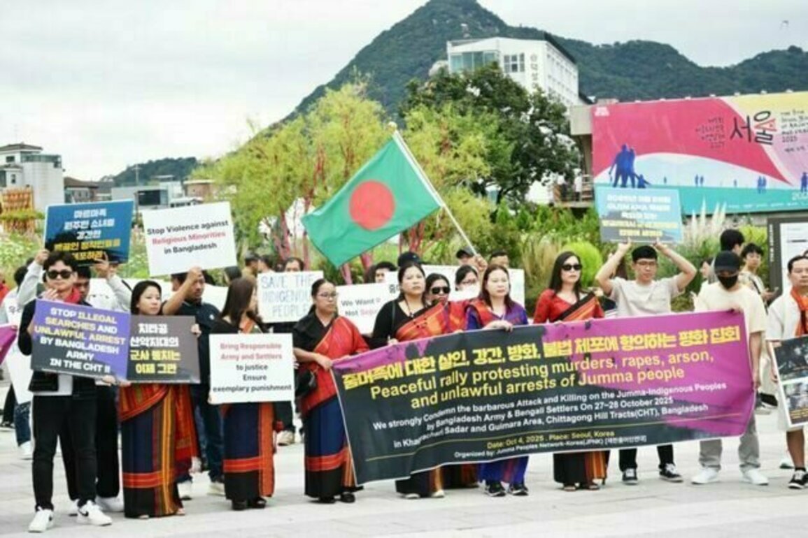 Korea-based Indigenous Jumma People's Community Calls for Justice in the Chittagong Hill Tracts, Condemning Atrocities by the Bangladeshi Army