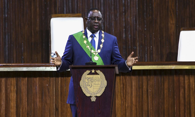Sall starts second Senegal term with 'constructive' dialogue pledge Sall starts second Senegal term with 'constructive' dialogue pledge