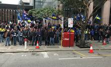  Alcoa workers took to the streets to voice their concerns, but the new EBA should placate them