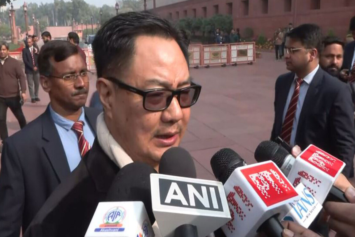 "This is Parliament of India, you need to speak as per the rules": Kiren Rijiju on Rahul Gandhi's letter