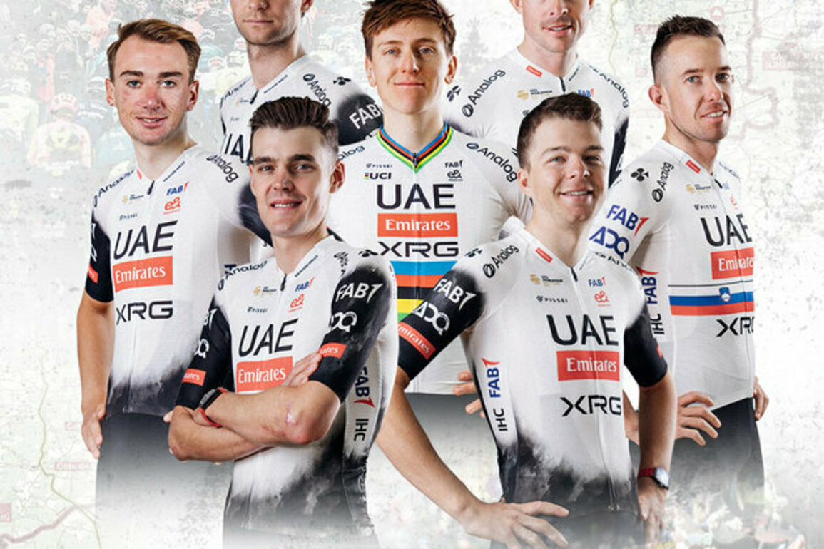 UAE Team Emirates-XRG unveils lineup for 'Lige-Bastogne-Lige' race