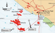 Otway basin offshore map