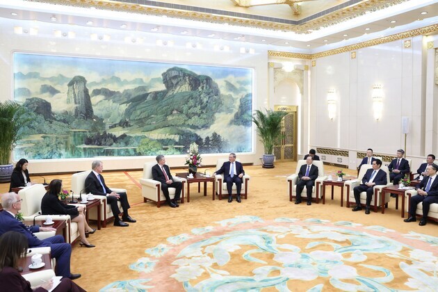 CHINA-BEIJING-LI QIANG-U.S. SENATORS-DELEGATION-MEETING (CN)