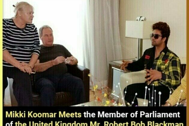 Mikki Koomar Meets the Member of Parliament of the United Kingdom Robert Bob Blackman