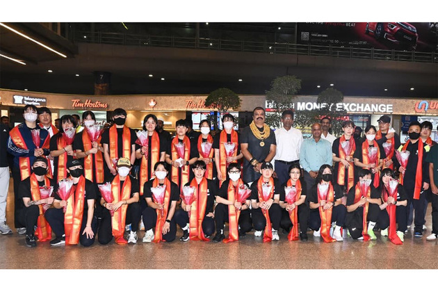 Korea, Wales women's teams arrive in Hyderabad for FIH World Cup Qualifiers