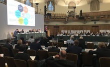 Adam Matthews from the CoE Pension Board addresses the investor tailings summit in London last week