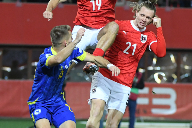 (SP)AUSTRIA-VIENNA-FOOTBALL-2026 WORLD CUP EUROPEAN QUALIFIERS-AUSTRIA VS BOSNIA AND HERZEGOVINA