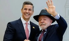  Lula ao lado do presidente do Paraguai, Santiago Peña - Mersocul 2026