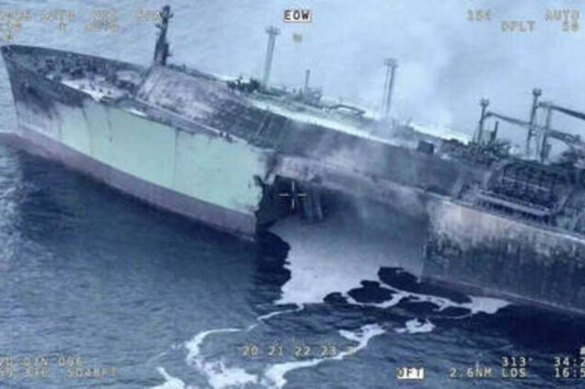 Ukrainian drone attacked Russian LNG tanker in Mediterranean - Moscow (PHOTOS)