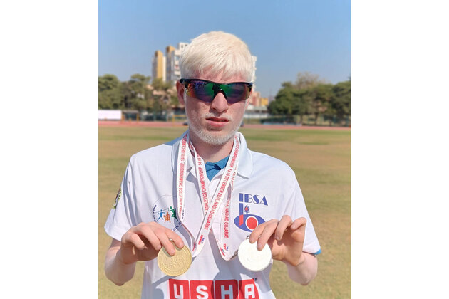 Visually impaired medallist Saurabh Sharma set for his Adani Ahmedabad marathon debut