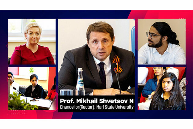 Rector of Mari State University Highlights India's Role in World War II During Inspiring Lecture for International Students