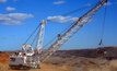 The dragline at Stanmore Coal's Isaac Plains open cut mine in Queensland.