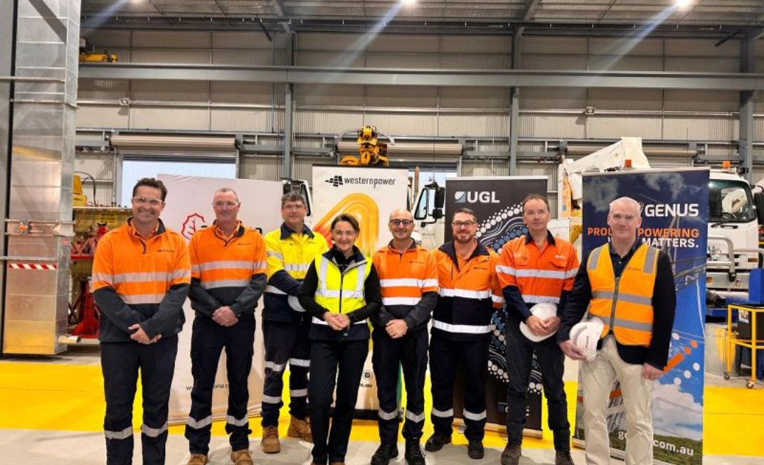 Managing Director David Riches attended this morning's official announcement, alongside Minister for Energy and Decarbonisation; Manufacturing; Skills and TAFE, Amber-Jade Sanderson.