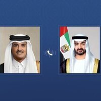 UAE President receives phone call from Emir of Qatar