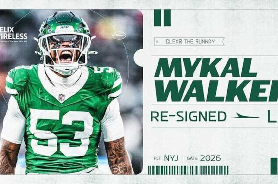 Jets Re-Sign LB Mykal Walker