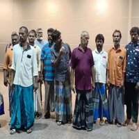 Tamil Nadu fishermen return to Chennai following release from Sri Lankan custody after paying Rs 5 lakh fine each