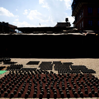 NEPAL-BHAKTAPUR-TIHAR-CLAY POTS