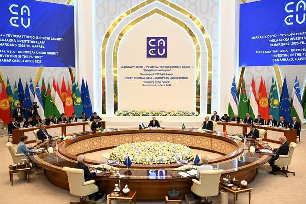 UZBEKISTAN-SAMARKAND-FIRST CENTRAL ASIA-EU SUMMIT