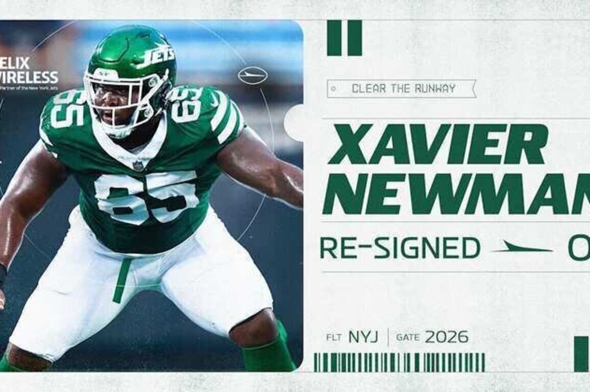 Jets Re-Sign OL Xavier Newman
